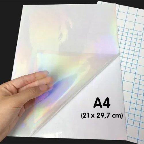 Miniatura 2 de Papel para laminar liso Holografico x 10 Unid