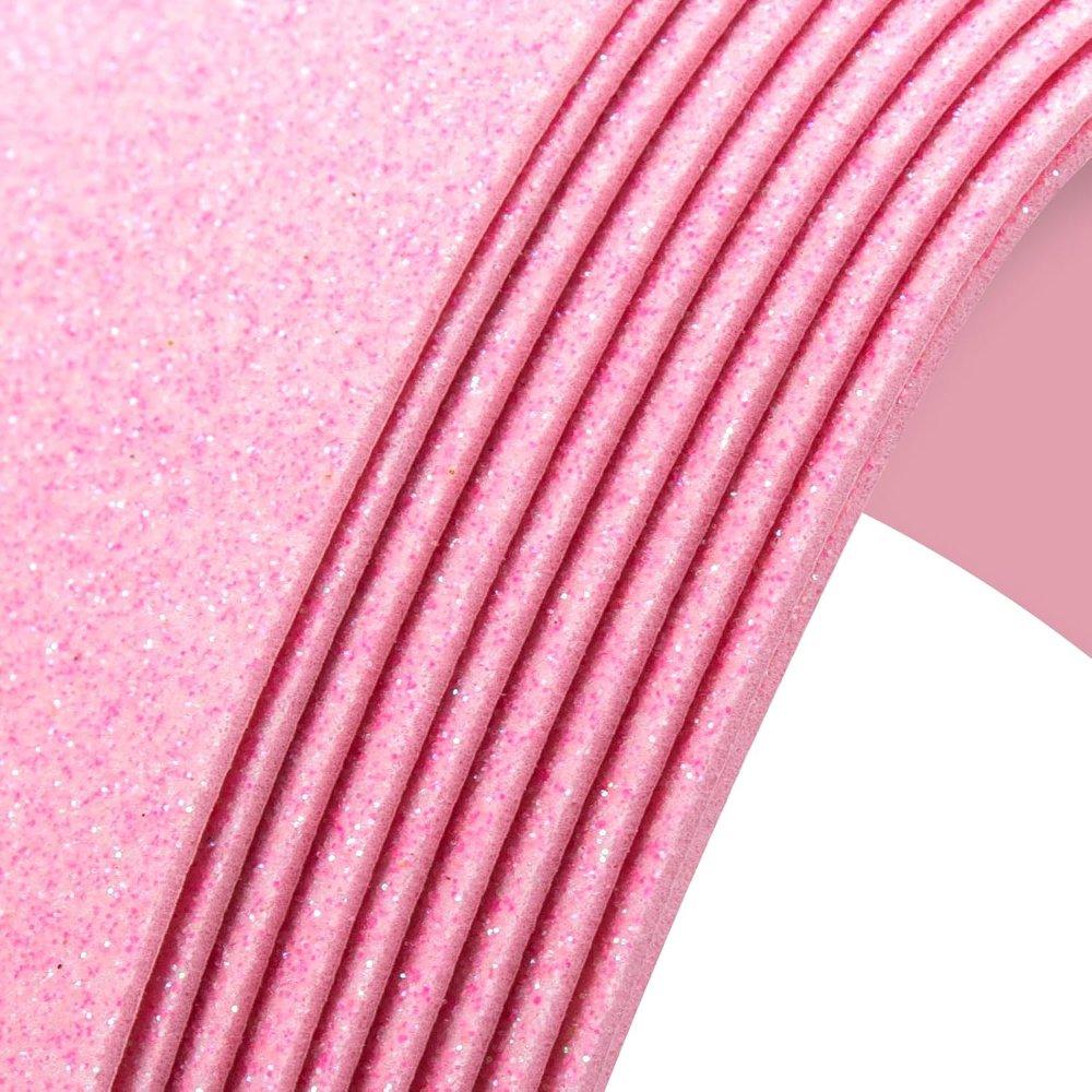 Foami rosado escarchado