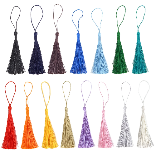 12 Flecos de colores 12.5 cm