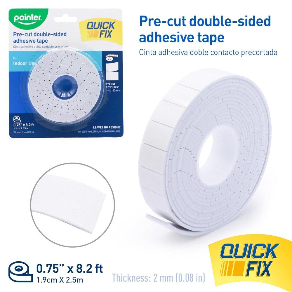 Miniatura 2 de Cinta doble faz pre-cortada 19mm x 2.5 metros