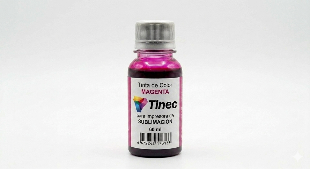 Tinta para sublimar color magenta. 60 ml