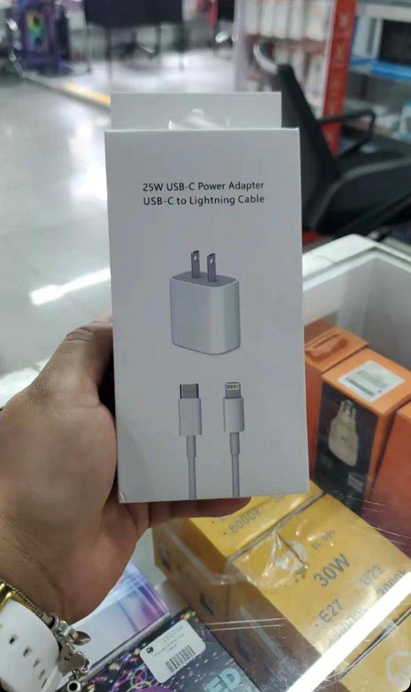 Cargador de Iphone 25W