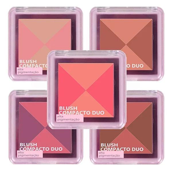 Blush Compacto Duo Ruby Rose - HB-F585
