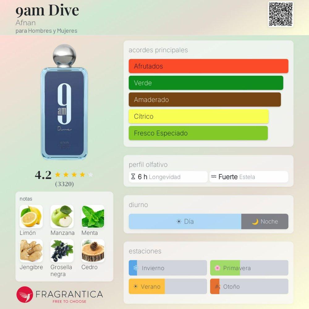 Miniatura 2 de Afnan 9 AM Dive 100ml EDP
