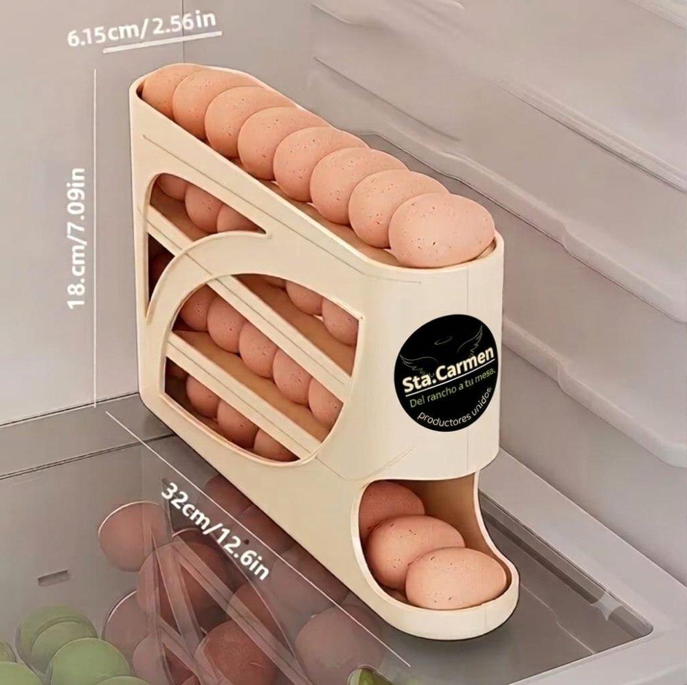 DISPENSADOR DE HUEVOS CON 30 PZ