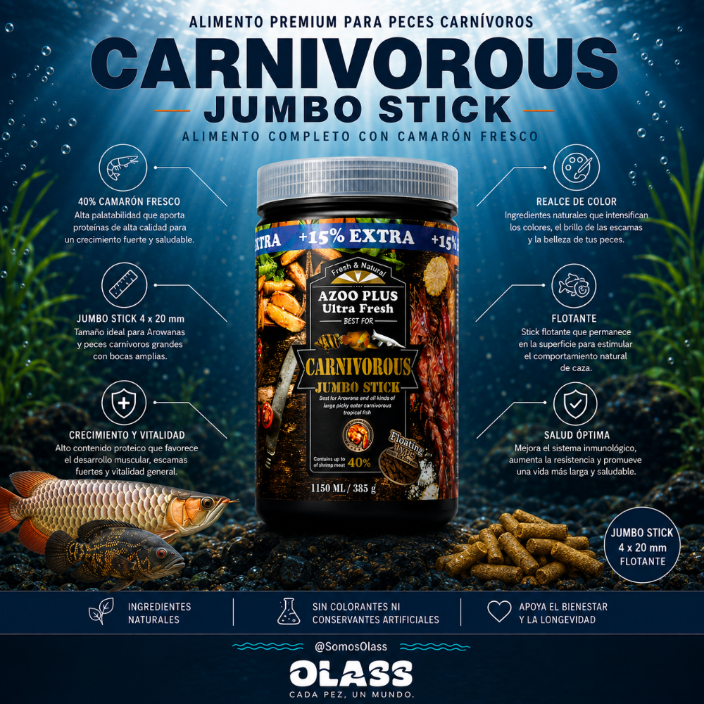 Miniatura 2 de  PECES CARNÍVOROS 460gr.