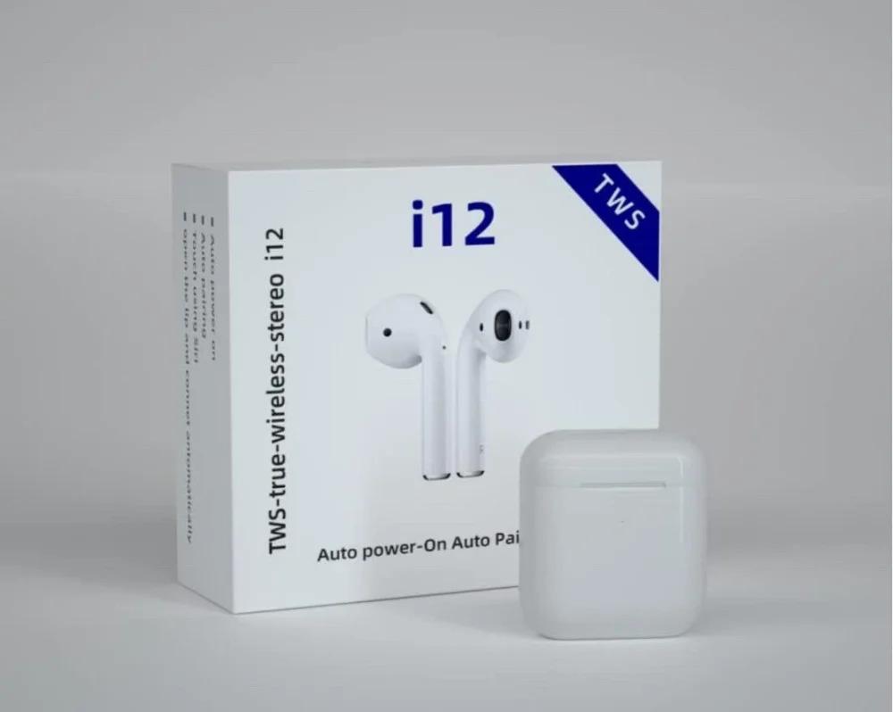 Auricular Bluetooth i12 TWS