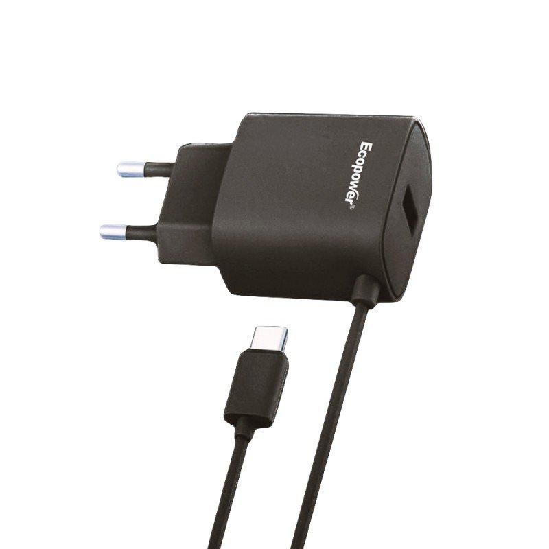  CARGADOR ECOPOWER EP-7062 1-USB TIPO-C 2.0A 20W