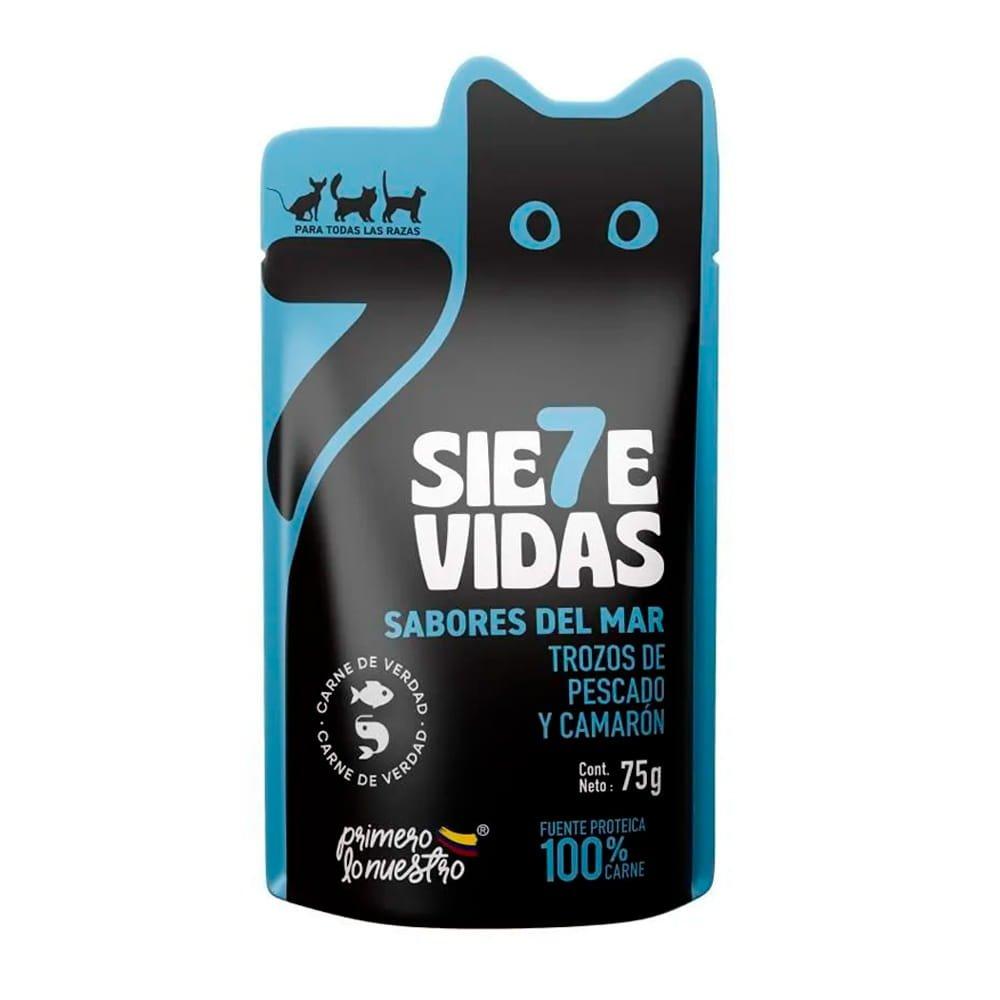7VIDAS PESCADO Y CAMARON X75G