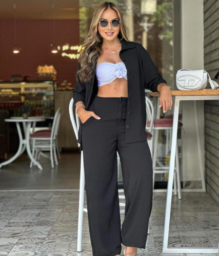 110 set negro talla unica