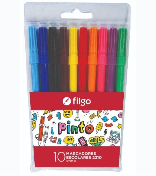 267131- X 10UNI-MARCADOR FILGO ESC.PINTO 2210 X 10PCS