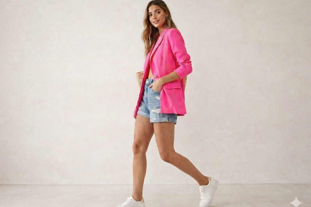 Blazer Fucsia Impacto - Talla S