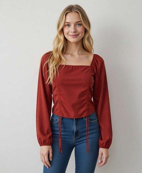 Blusa Terracota Rust - Talla S