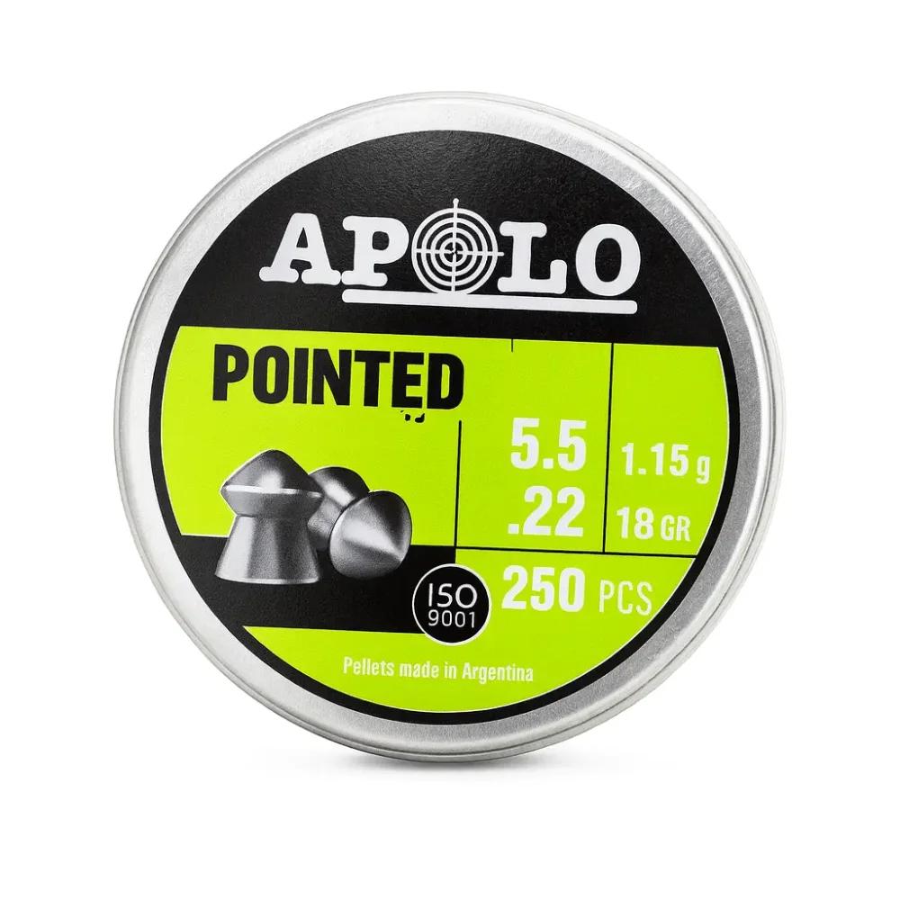 diabolos apolo pointed 5.5mm caja x 250