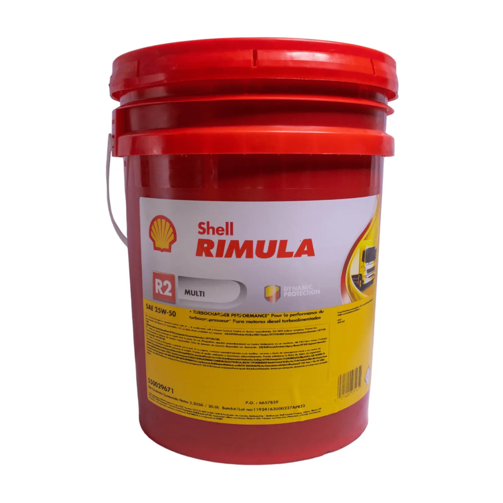 Aceite Shell Rimula R2 Multi 25W-50 CF-4