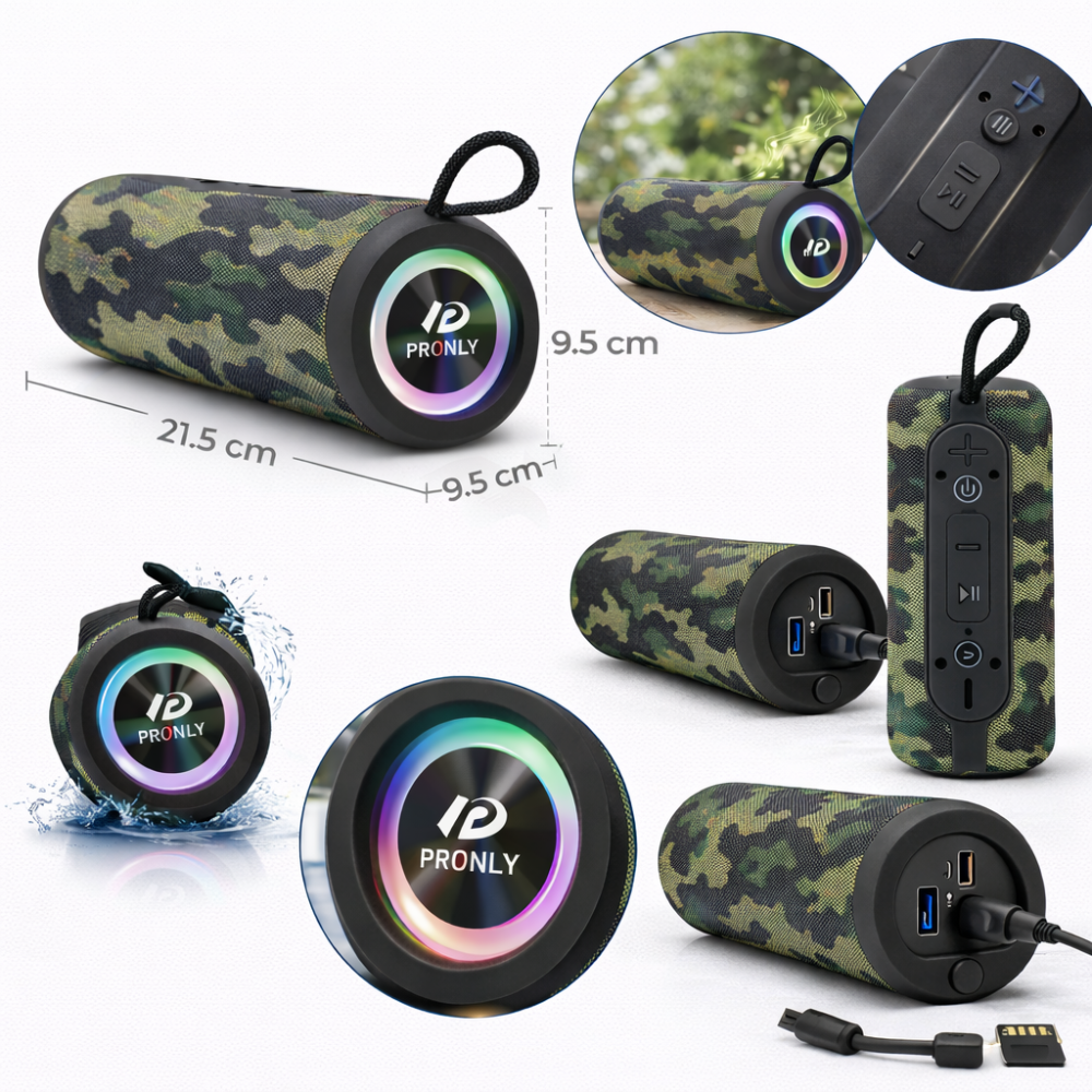 Miniatura 3 de BOCINA BOX LED PORTATIL