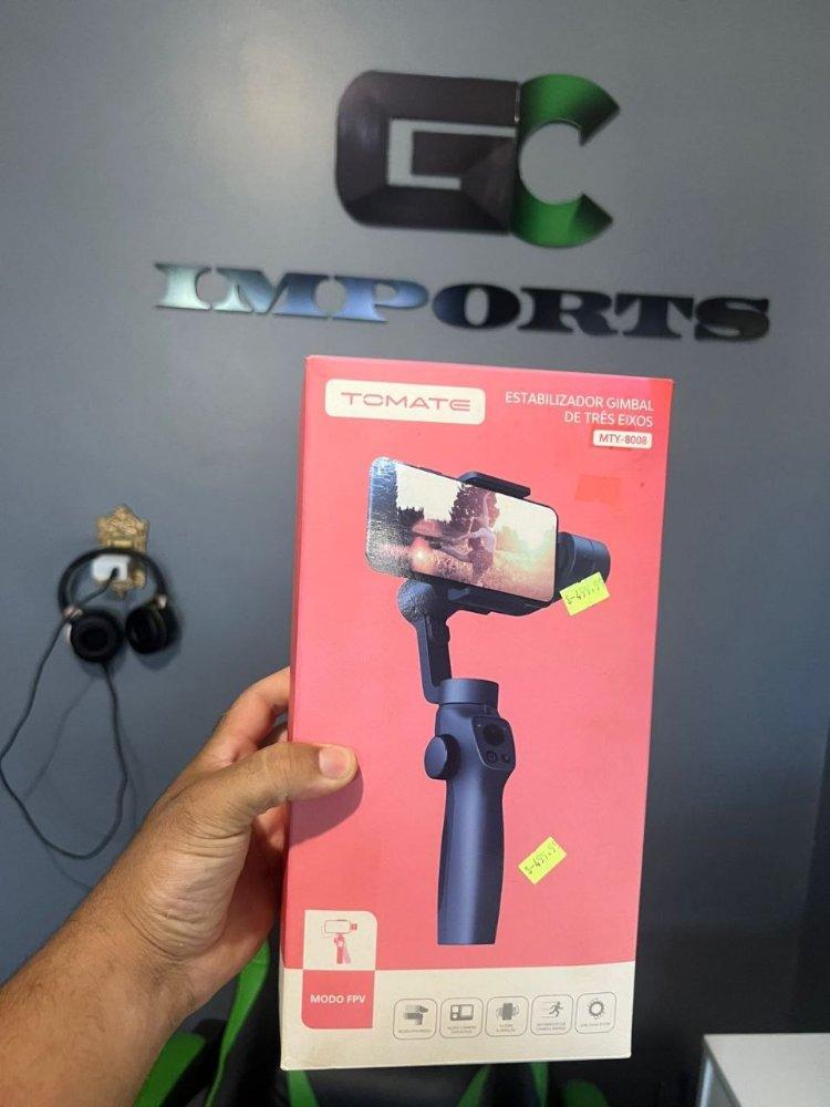 Estabilizador Gimbal Tomate MTY-8008 – 3 Eixos para Smartphone
