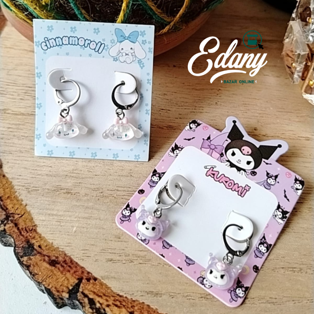 Miniatura 2 de ARETES SANRIO CON ARGOLLA DE ACERO