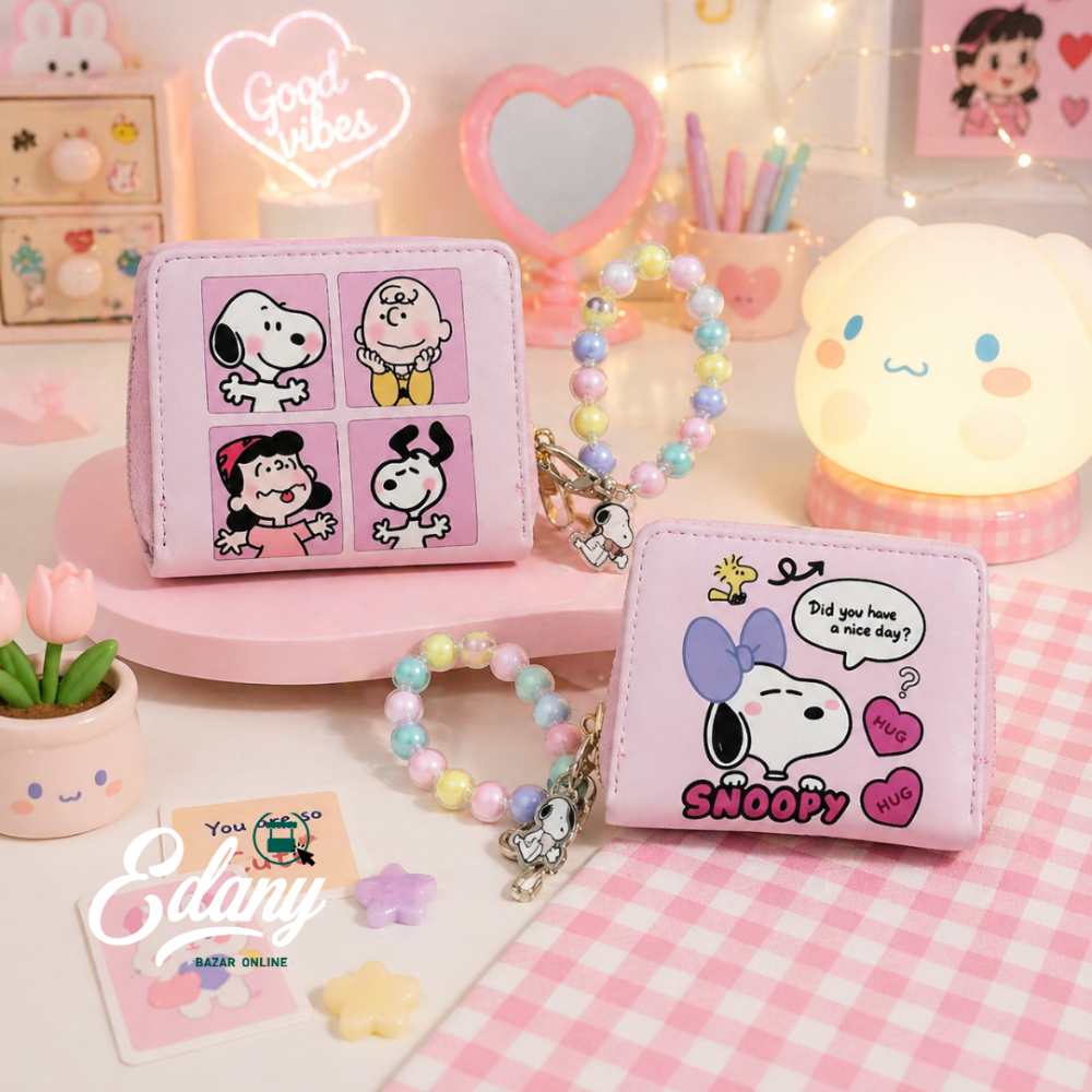  Porta Tarjetas monedero SNOOPY