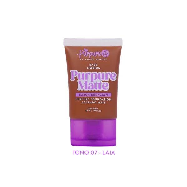 Base Liquida Mate Tono 07 Laia - Purpure