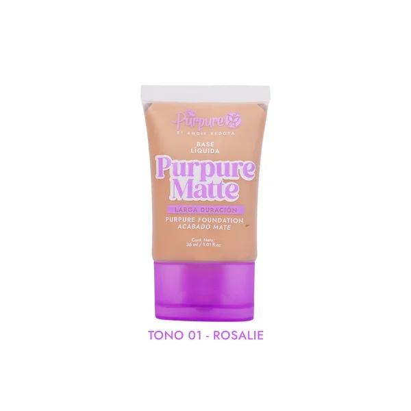 Base Liquida Mate Tono 01 Rosalie - Purpure
