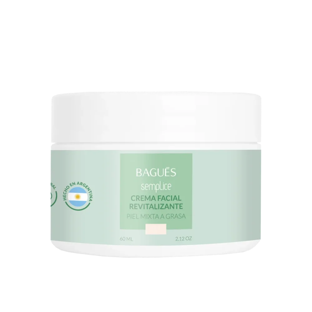 Crema facial revitalizante piel mixta a grasa 60 ml