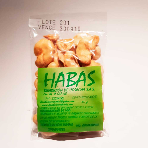  Habas Tostadas Pequeñas