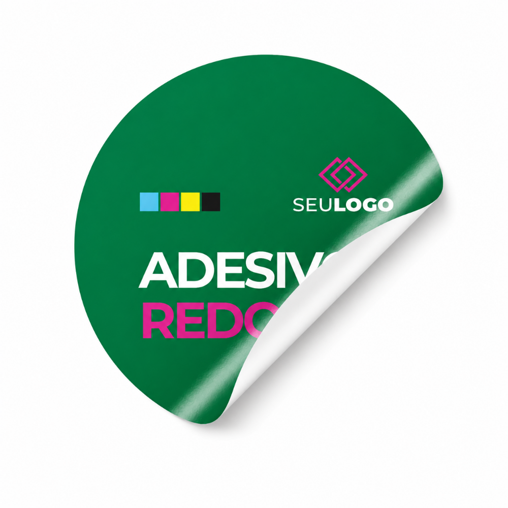 Adesivo em Papel Foto com Brilho (com laminação)