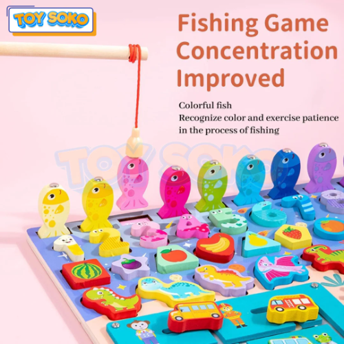 Miniatura 3 de Tablero de pesca "Cinco en Uno"