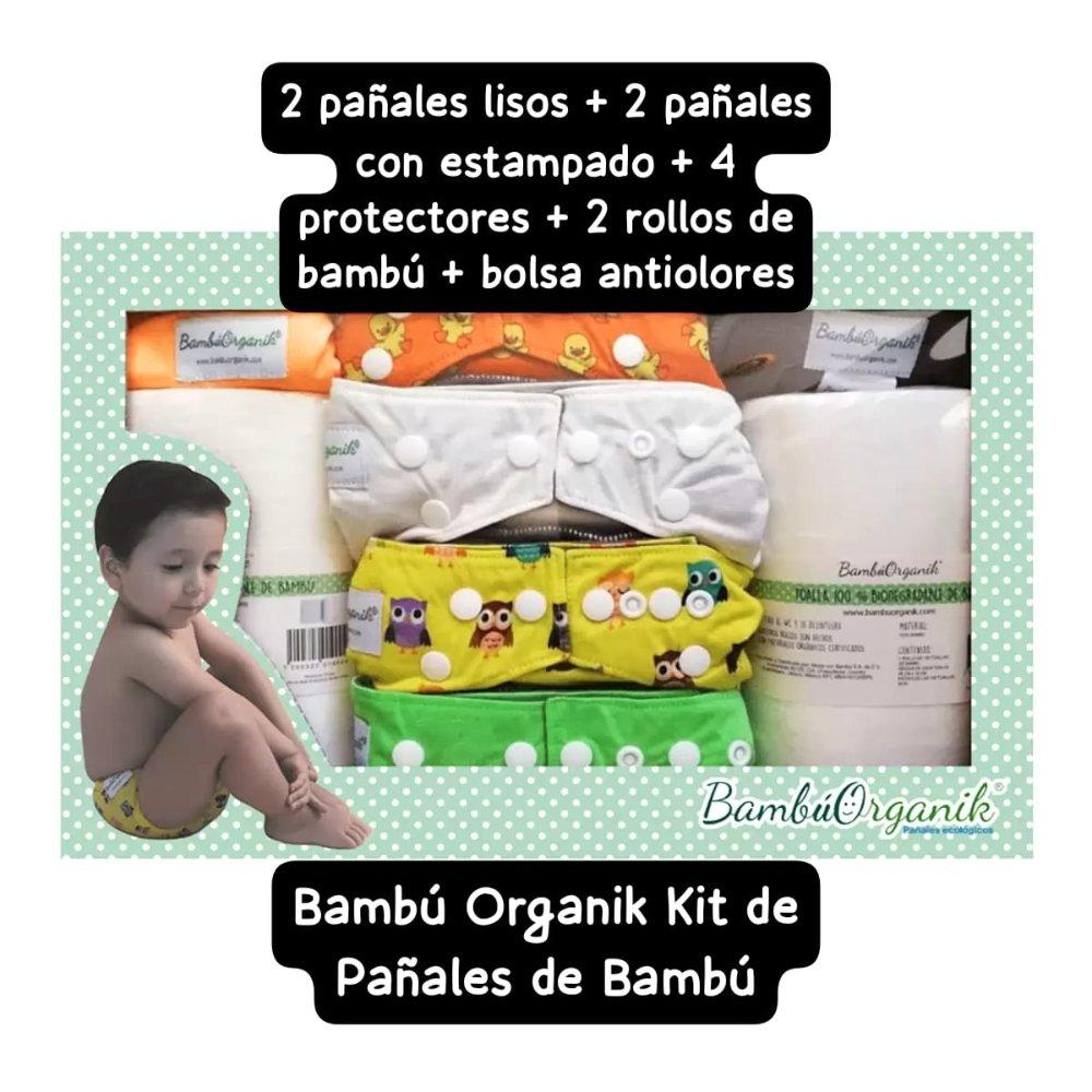 Bambú Organik Kit de Pañales de Bambú