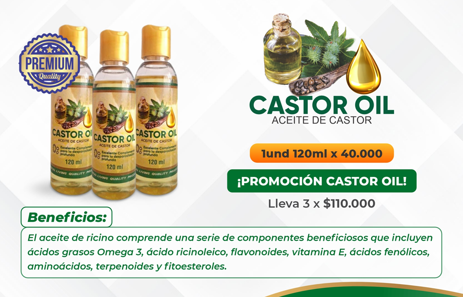 CASTOR OIL – Aceite de Castor