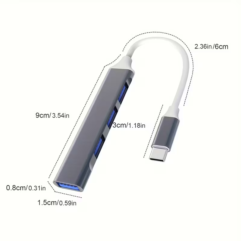Miniatura 3 de Hub USB C 4 en 1
