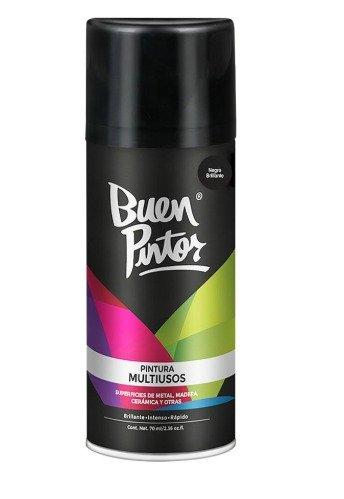 108279 Pintura Multiuso BUEN PINTOR en Spray Negro Brillante 400ml