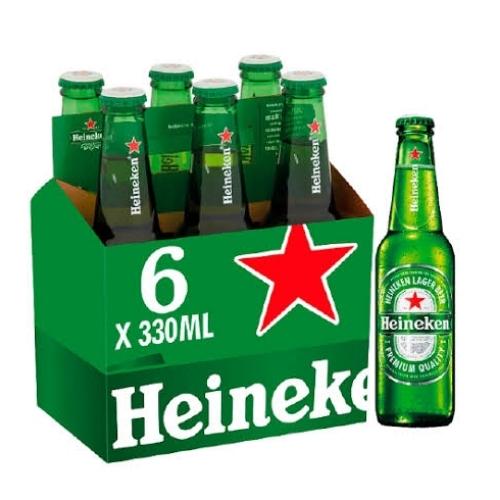 Cerveza Heineken 330 ml Six Pack
