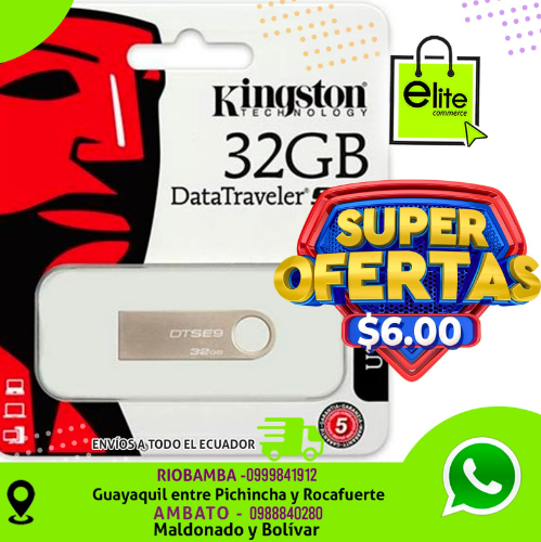 #Super Oferta Flash Memory De 32GB Kingtons🤩🤩
