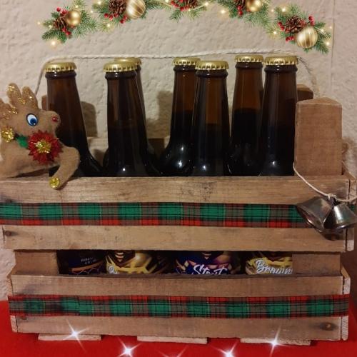 Caja de madera artesanal