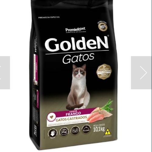 Golden CAT 10,1Kg Gatos Castrado Frango