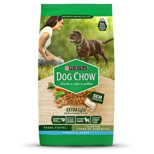 Dog Chow 15kg Filhote Extra Life Frango