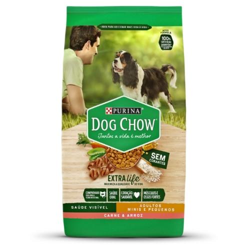 Dog Chow 15kg Adulto Mini Pequeno Extra Life Frango