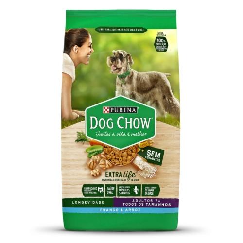 Dog Chow 15kg Extra Life 7+ Frango