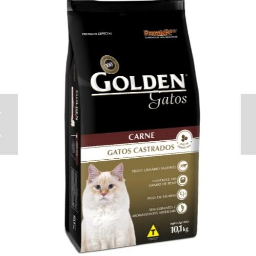 Golden CAT 10,1Kg Gatos Castrado Carne