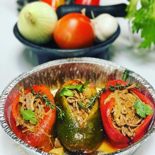 Chiles con carne mechada 3 unidades