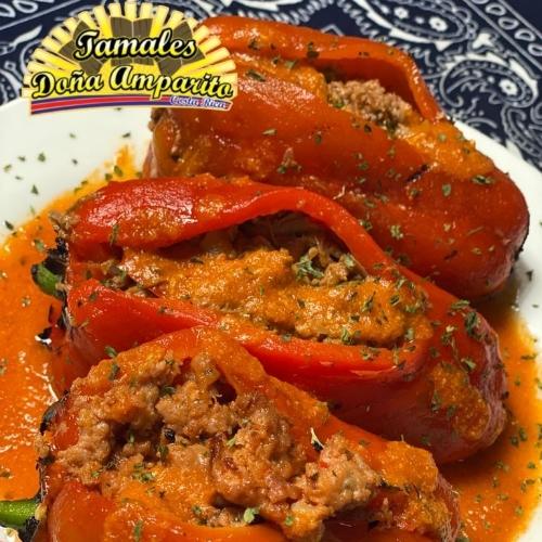 Chiles  con chorizo 3 unidades