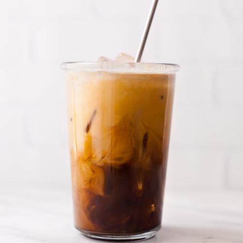 black coffee almond milk 14onz