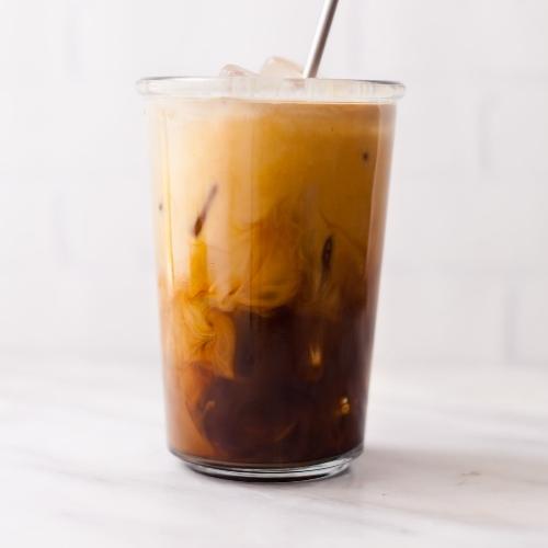 black coffee almond milk 16onz