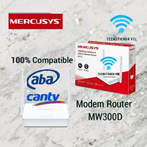 Modem Router Mercusys MW300d para CANTV
