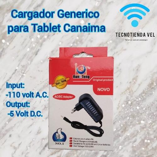 Cargador tablet Canaima