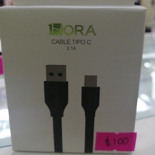 Cable tipo c 1 hora negro