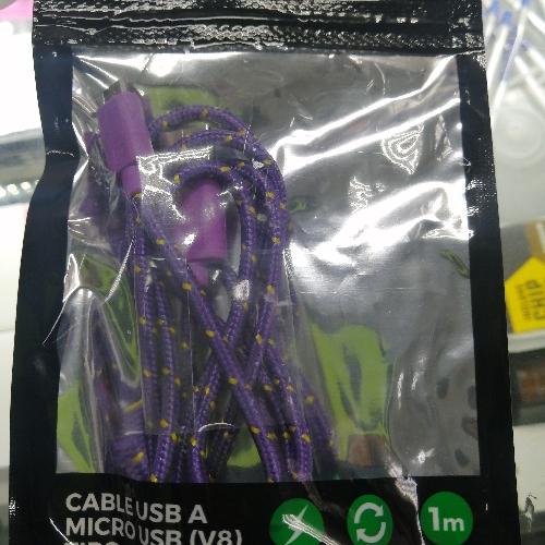 Cable V8 Morado