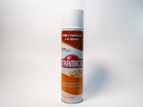 Lustramuebles con Siliconas Resistentes Ceramicol Naranja x339g
